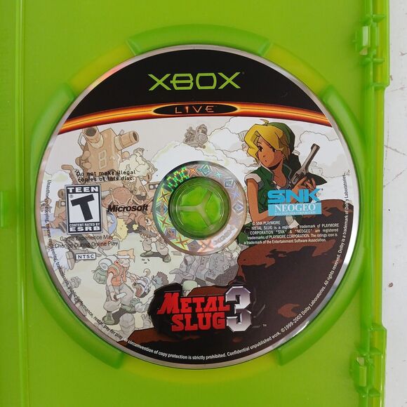 Metal Slug 3 - Original Microsoft Xbox - Tested - Authentic Complet with Manual - Picture 3 of 13